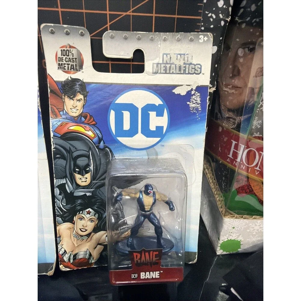 Jada Toys DC Nano Metalfigs Lot 3 Joker Wonder Woman Bane Die Cast Sealed